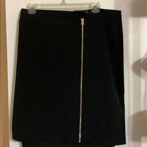 Black Venezia Jean Co Mini Skirt